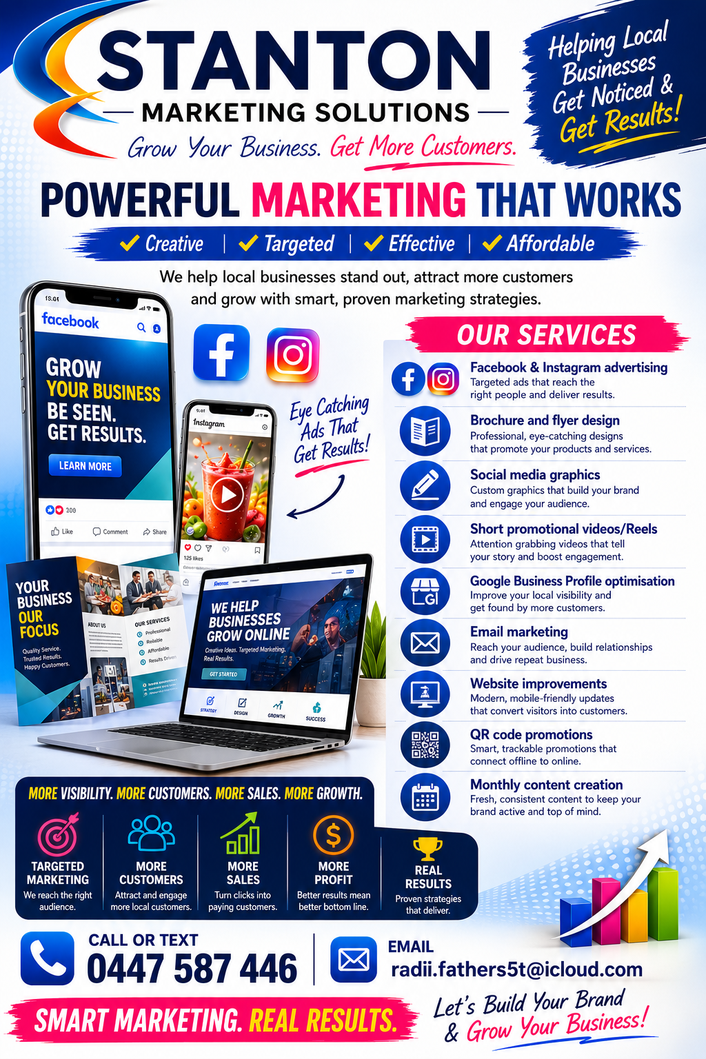 4 Brochure Marketing Campaign & Social Media Brochures to Promote Your Business!