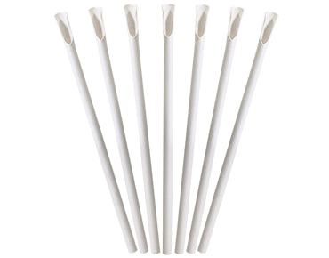 Spoon Straws 7mm x 210mm - (Compostable) 2000/ctn - HunterMe