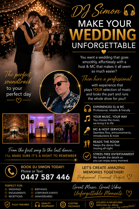 DJ Hire - Melbourne & Mornington Peninsula - Deposit $100 - HunterMe