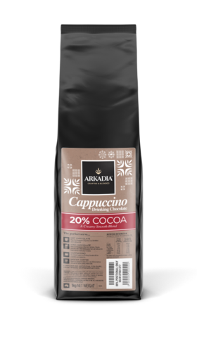 Arkadia Cappuccino Drinking Chocolate Superfine (20%) x 3 Bags - HunterMe