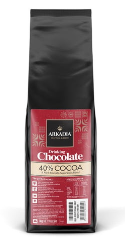 Arkadia Drinking Chocolate (40%) (Gluten free) x 12 Bags - HunterMe